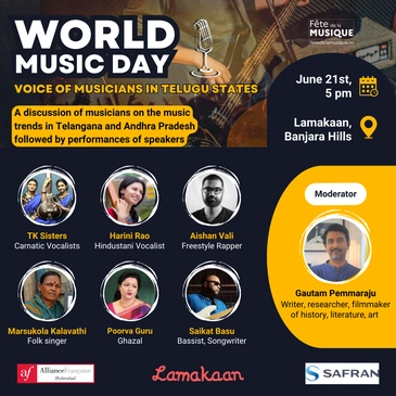 World Music Day - Voice of Musicians in Telugu States