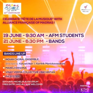 Alliance Française of Madras w/ KM College of Music and Technology